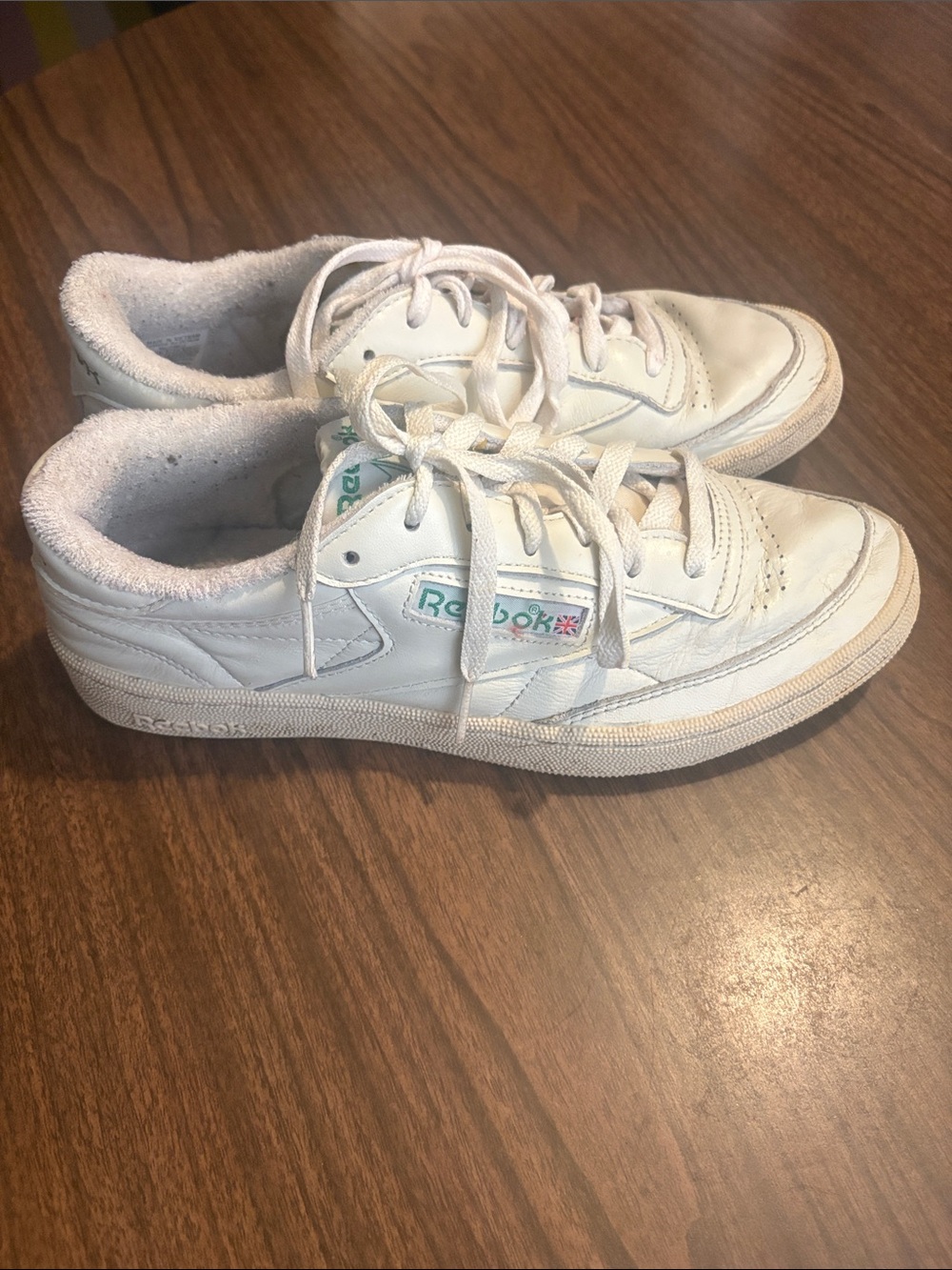 Reebok Club C 85 VINTAGE Size 9 White Sneakers Shoes
